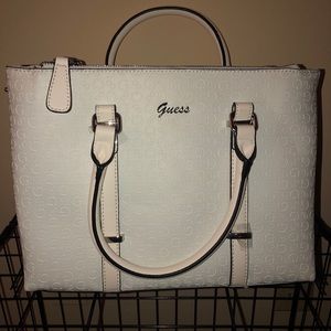 White Guess Handbag